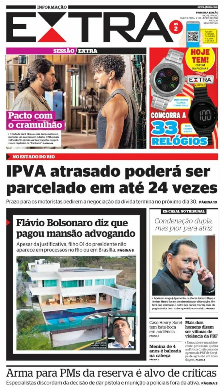 Portada de Extra (Brasil)