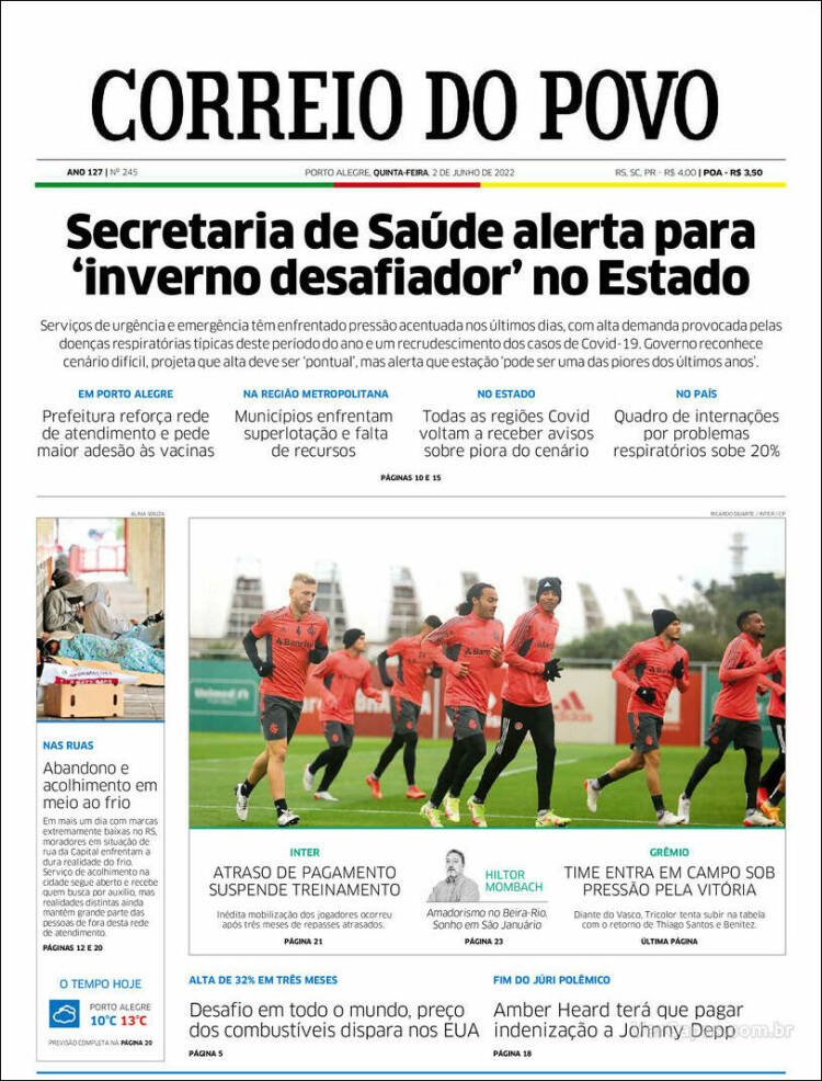 Portada de Correio Do Povo (Brasil)