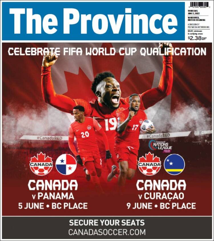 Portada de The Province (Canada)