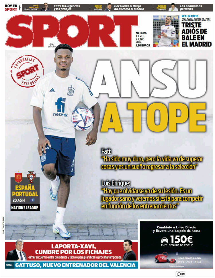Portada de Sport (Espa&ntilde;a)