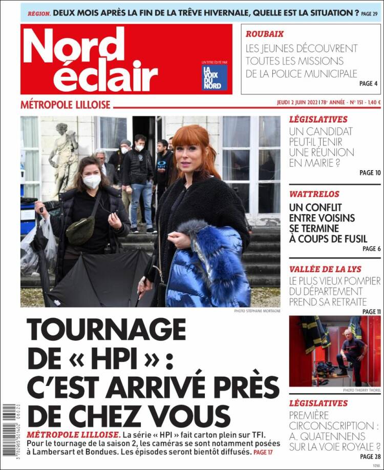 Portada de Nord Éclair (Francia)