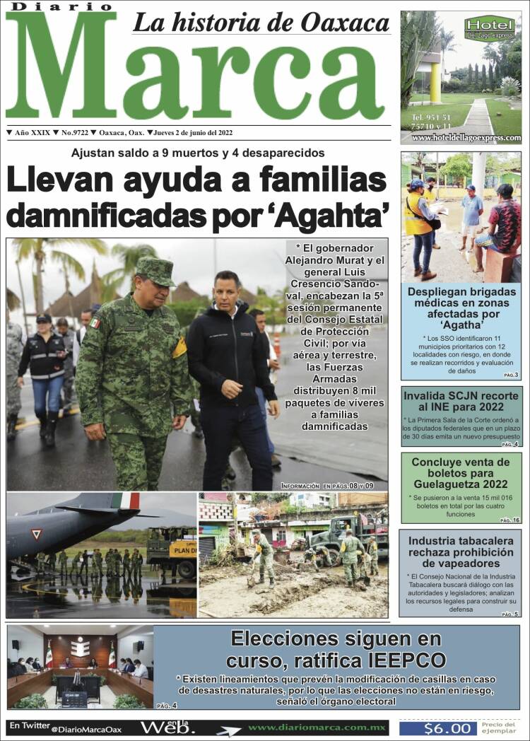 Portada de Diario Marca (México)