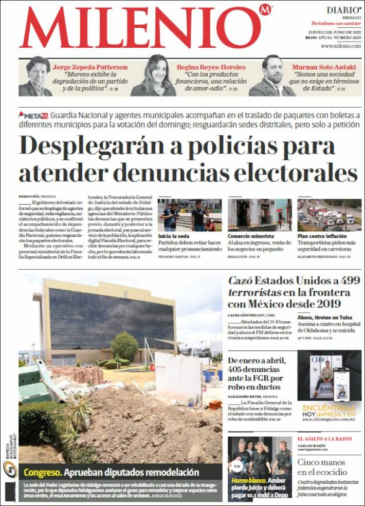 Portada de Milenio de Hidalgo (México)