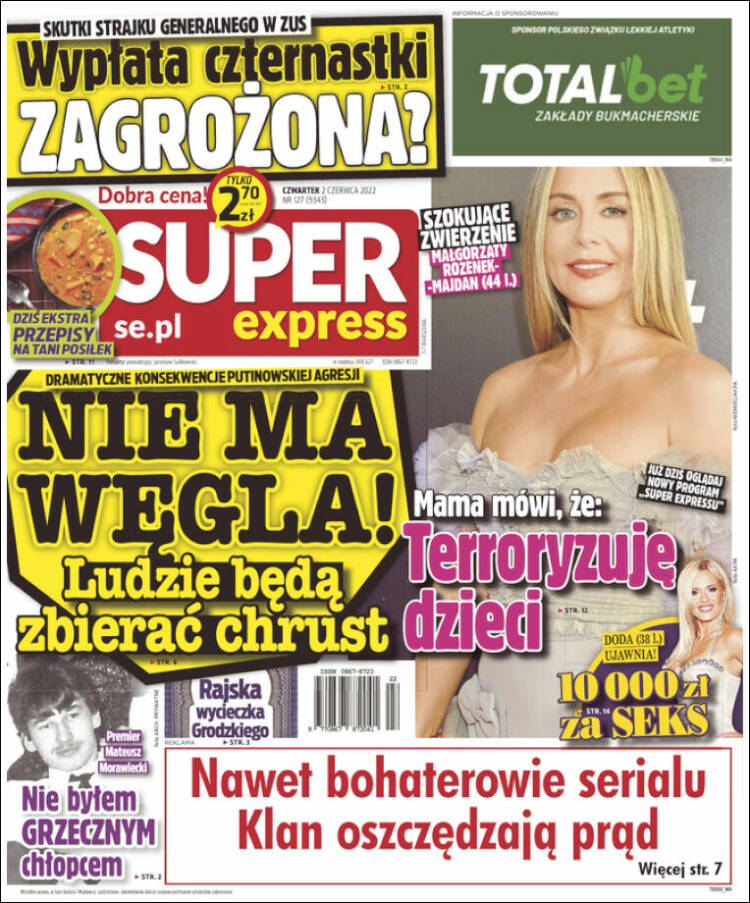 Portada de Super Express (Polonia)