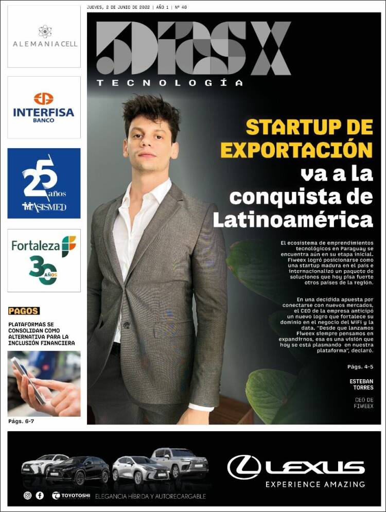 Portada de 5 Días (Paraguay)