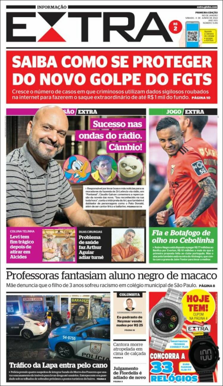 Portada de Extra (Brasil)
