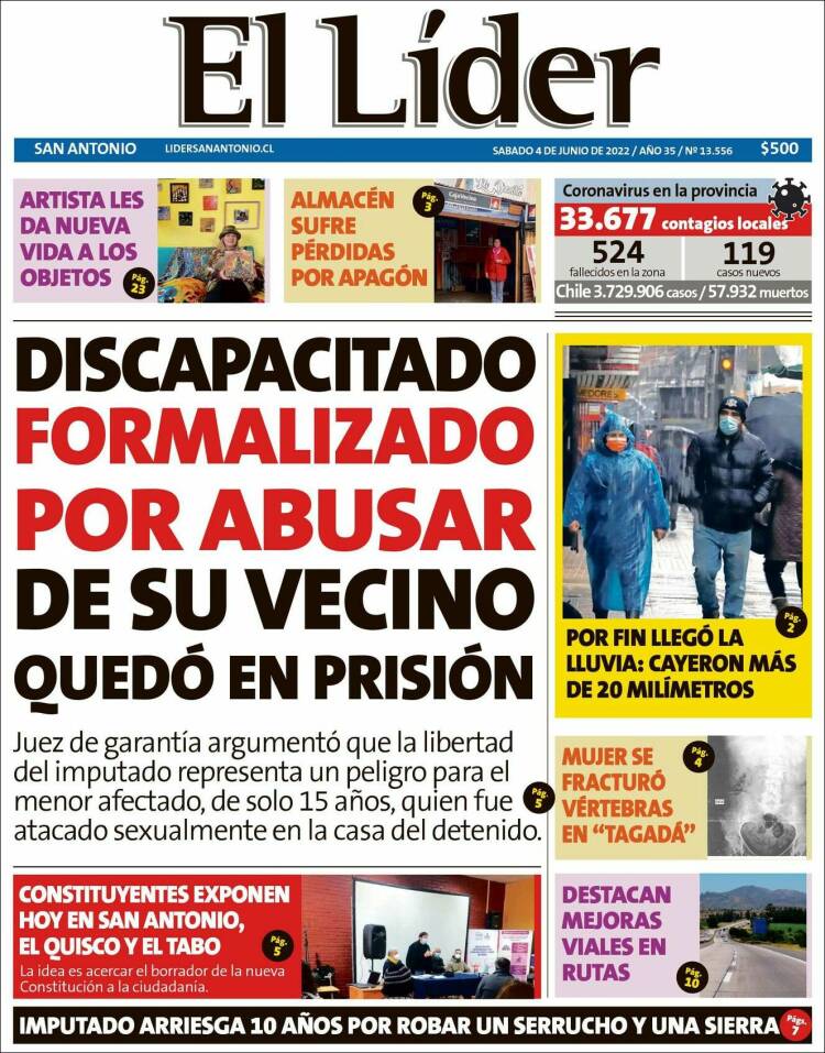 Portada de Lider de San Antonio (Chile)