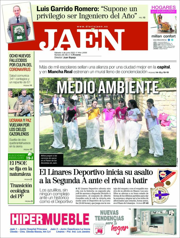 Portada de Diario Jaén (Espa&ntilde;a)