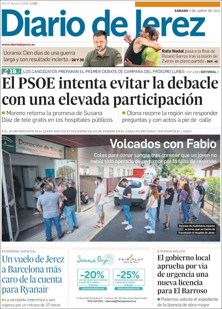 Portada de Diario de Jerez (Espa&ntilde;a)
