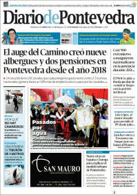 Portada de Diario de Pontevedra (Espa&ntilde;a)