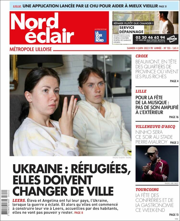 Portada de Nord Éclair (Francia)