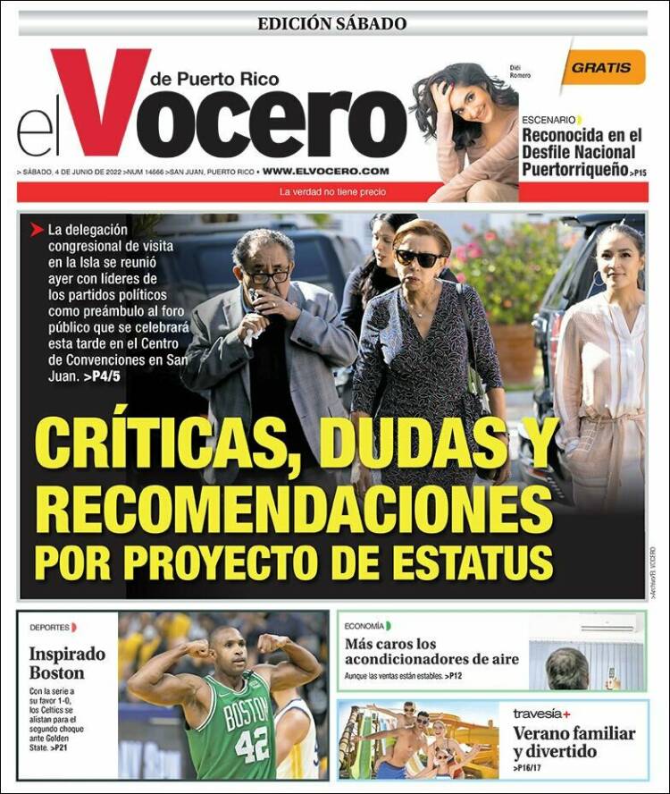 Portada de Vocero (Puerto Rico)