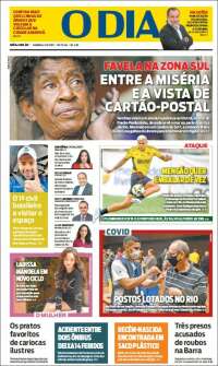 Portada de O Dia (Brasil)