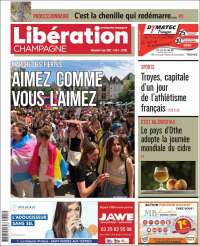 Portada de Libération Champagne (Francia)