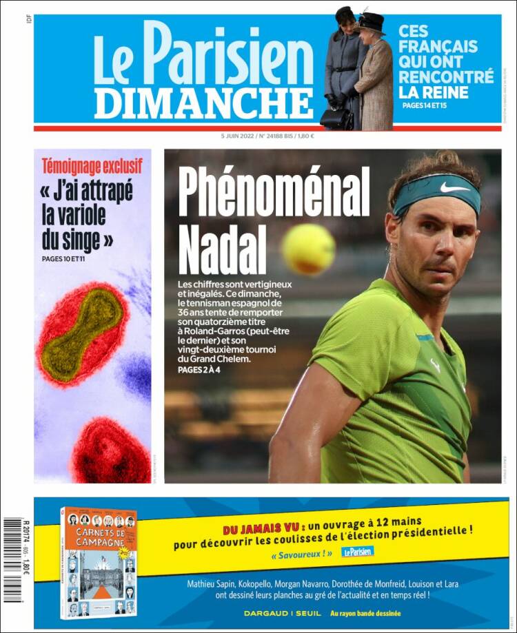 Portada de Le Parisien (Francia)