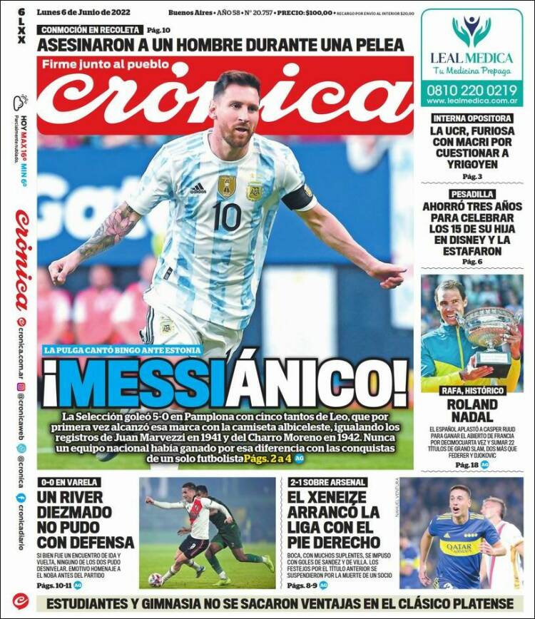 Portada de La Voz del Chaco (Argentina)