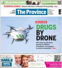 Portada de The Province (Canadá)