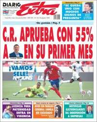Portada de Diario Extra (Costa Rica)