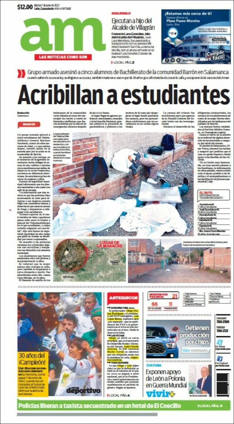 Portada de Al Día A.M. (M&eacute;xico)