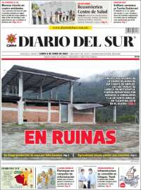 Portada de El Diario del Sur (Mexique)