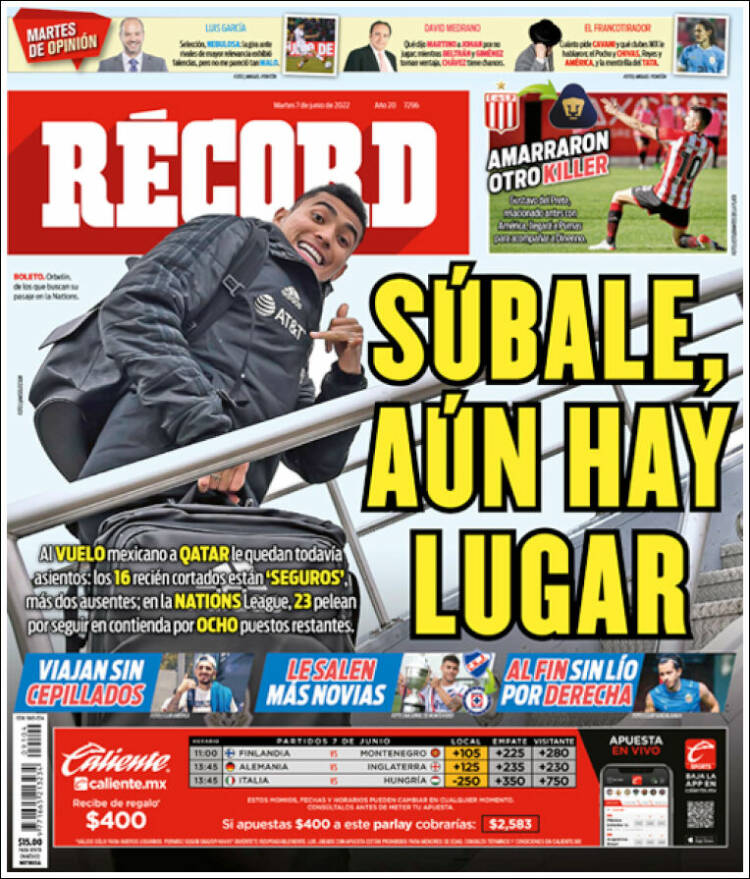 Portada de Record (M&eacute;xico)