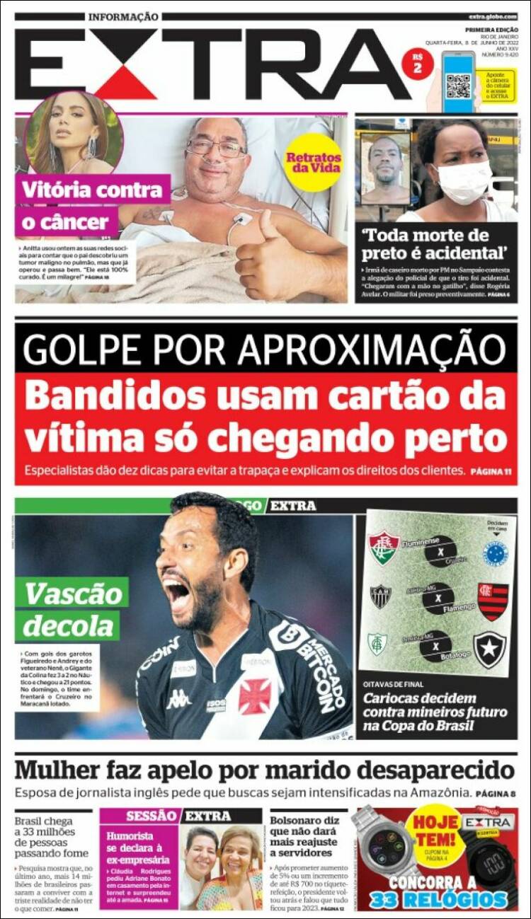 Portada de Extra (Brasil)