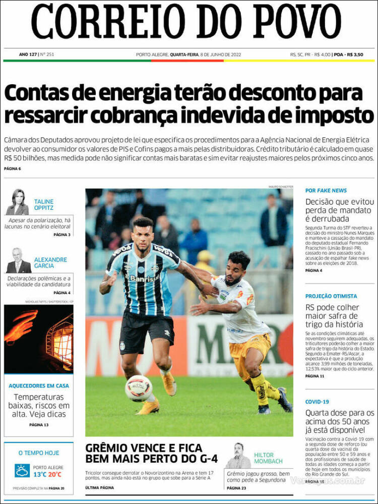 Portada de Correio Do Povo (Brasil)