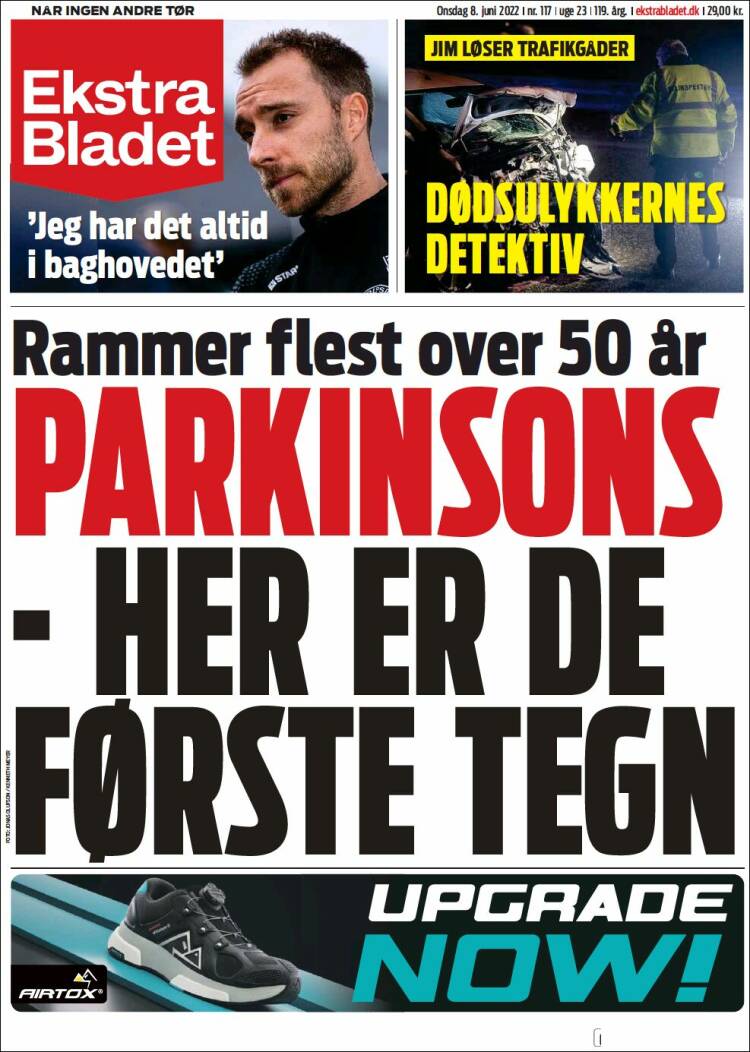 Portada de Ekstra Bladet (Dinamarca)