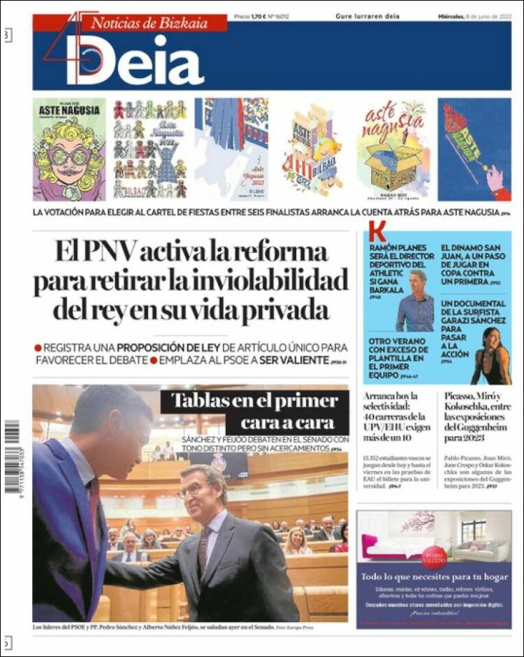 Portada de Deia (Spain)