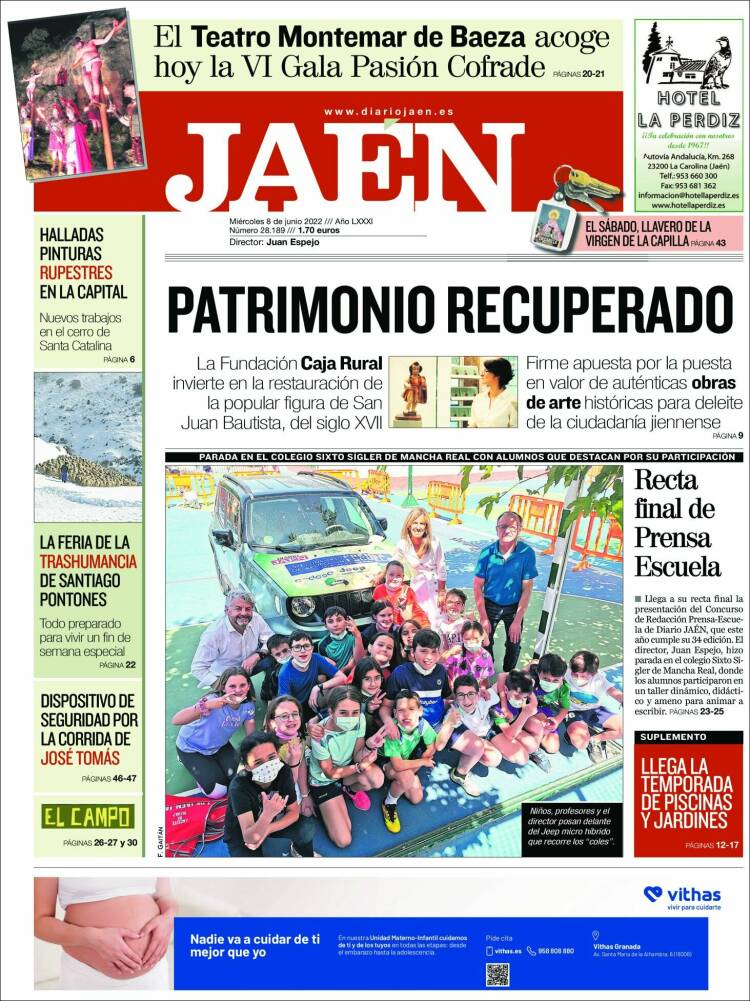 Portada de Diario Jaén (Spain)