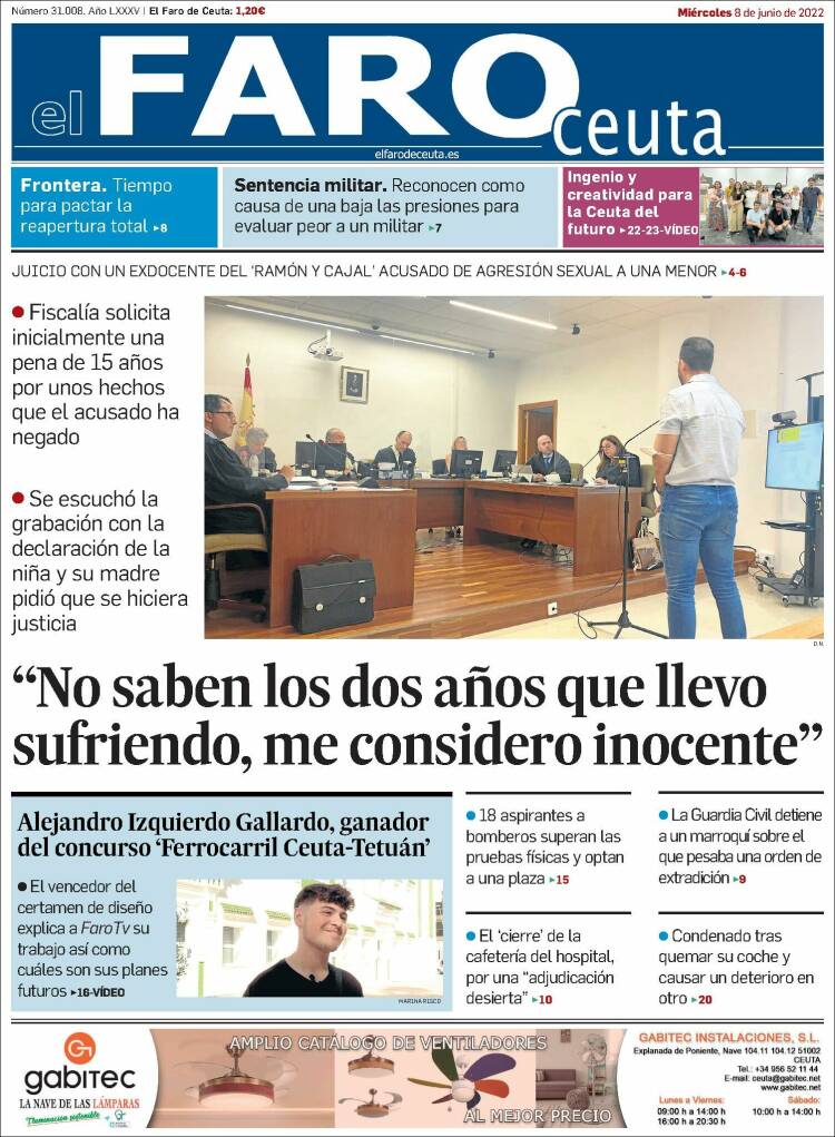 Portada de El Faro de Ceuta (Spain)