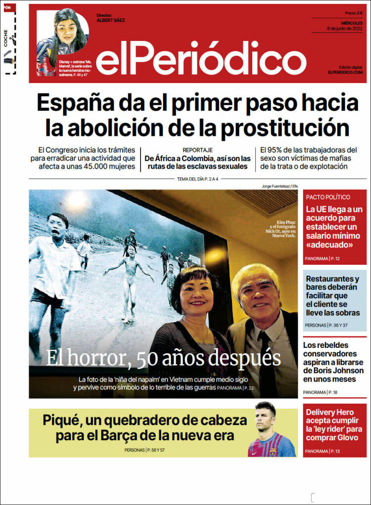 Portada de El Periódico (Spain)