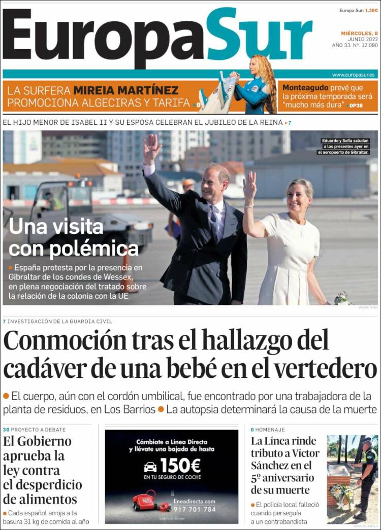 Portada de Europa Sur (Spain)