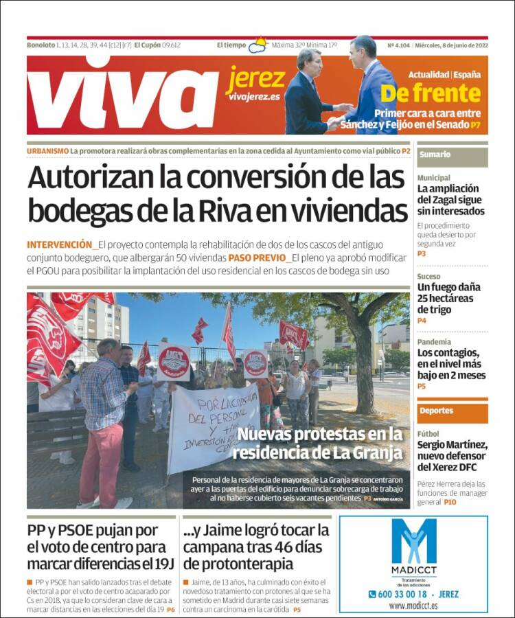 Portada de Información - Jerez (Spain)
