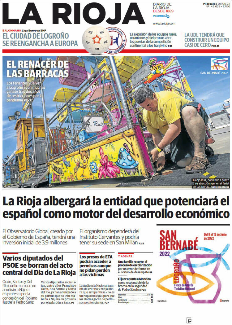 Portada de La Rioja (Spain)
