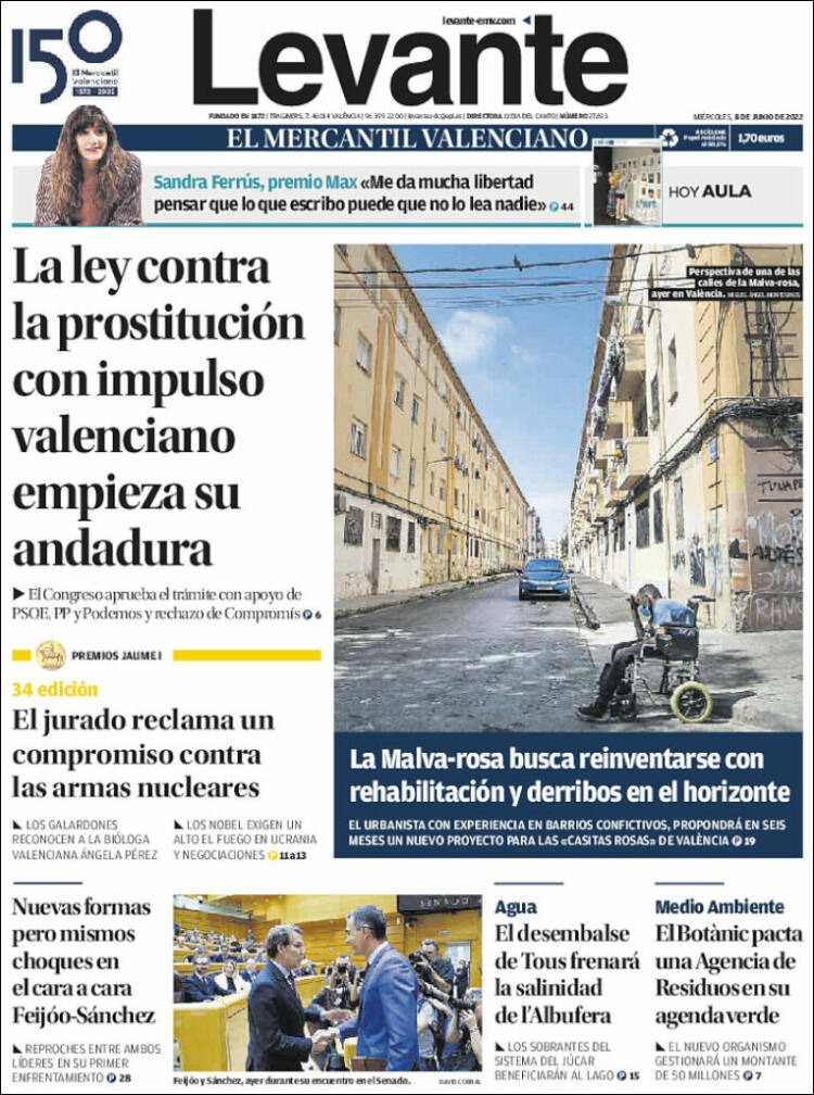 Portada de Levante (Spain)