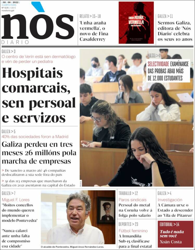 Portada de Nòs Diario (Spain)