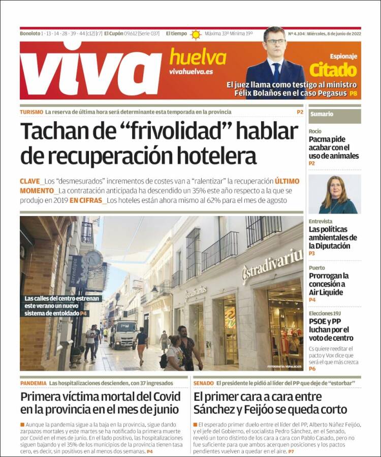 Portada de Viva Huelva (Spain)