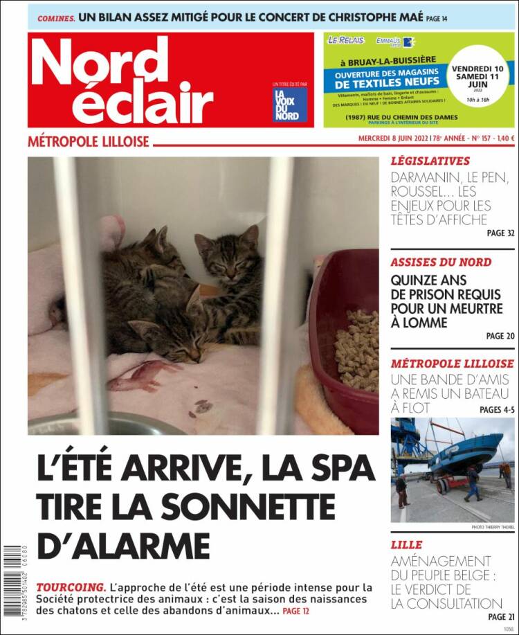 Portada de Nord Éclair (Francia)