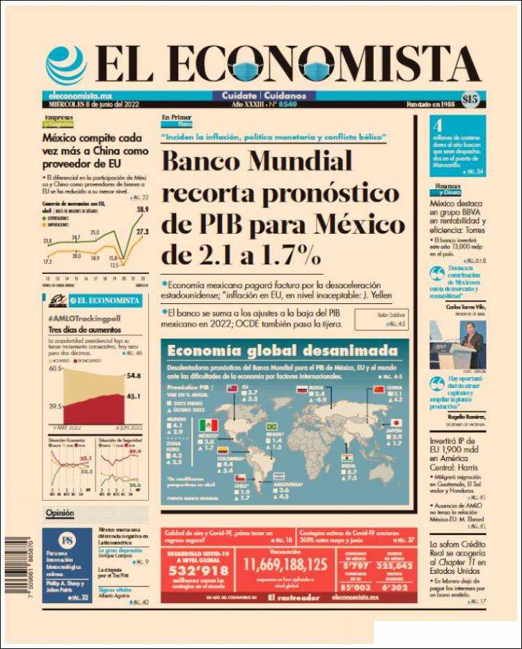Portada de El Economista (M&eacute;xico)