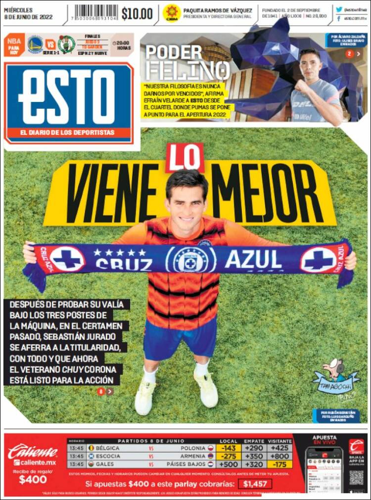 Portada de Esto (M&eacute;xico)