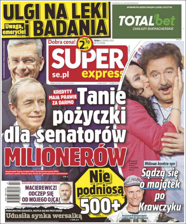 Portada de Super Express (Polonia)