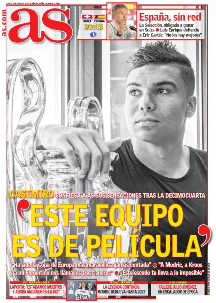 Portada de As (Espagne)