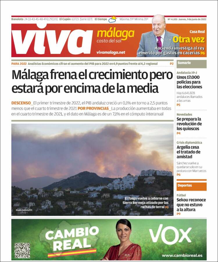 Portada de Viva Málaga (Espagne)