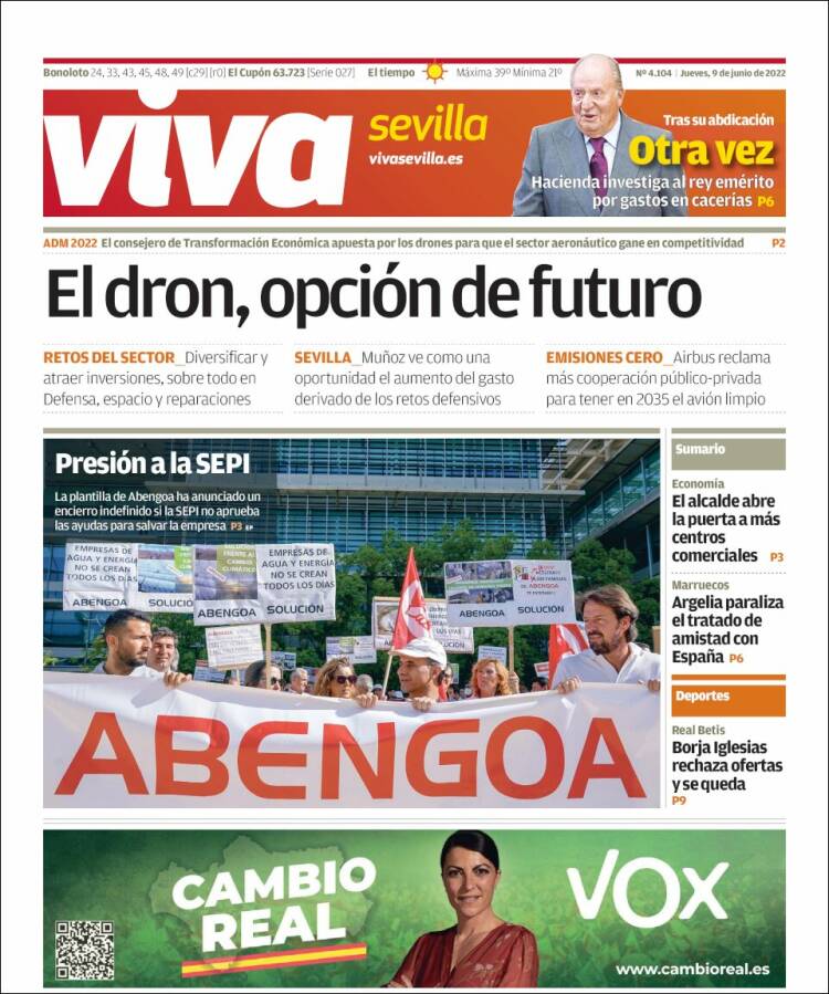Portada de Viva Sevilla (Espagne)
