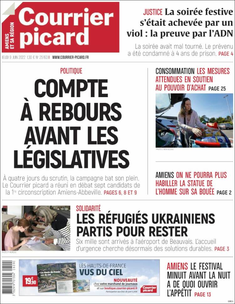 Portada de Courrier Picard (France)