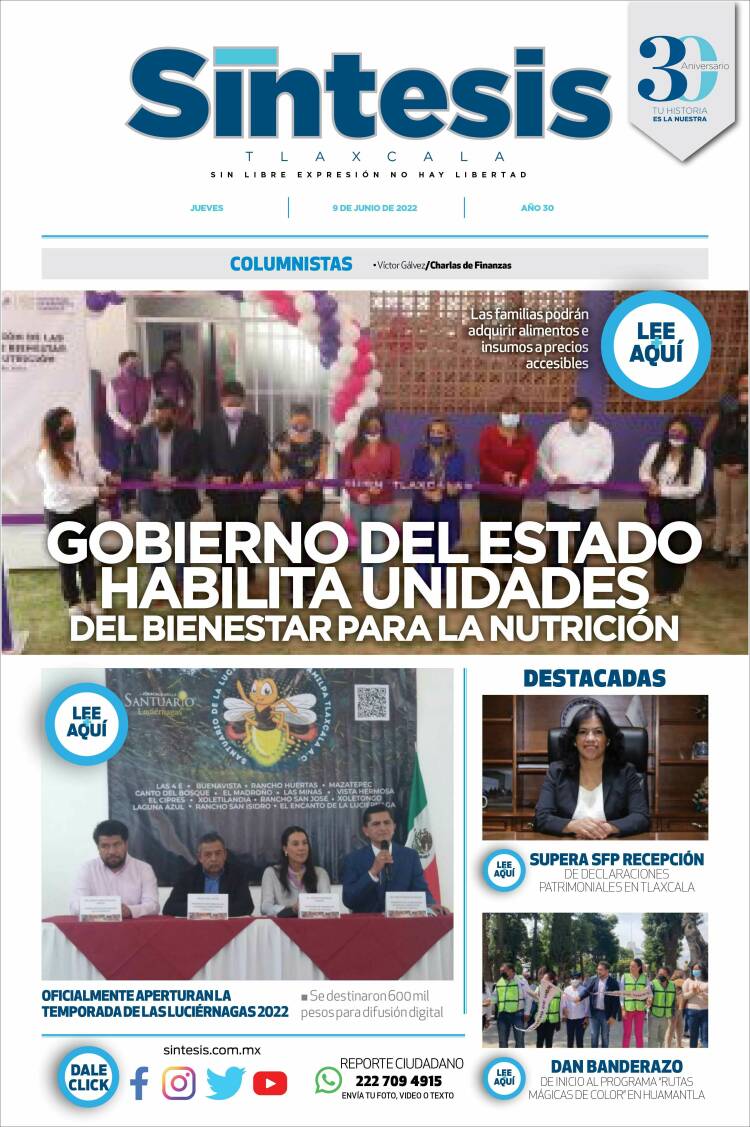 Portada de Síntesis de Tlaxcala (Mexique)