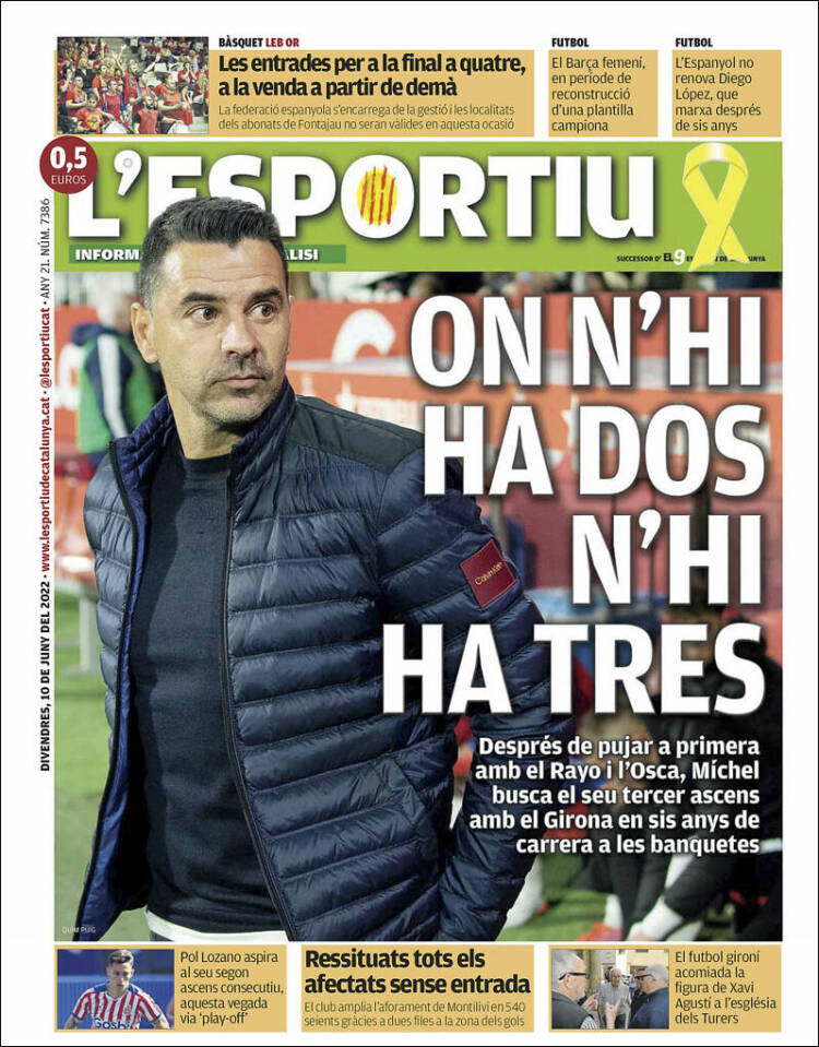 Portada de L'Esportiu : Girona (España)