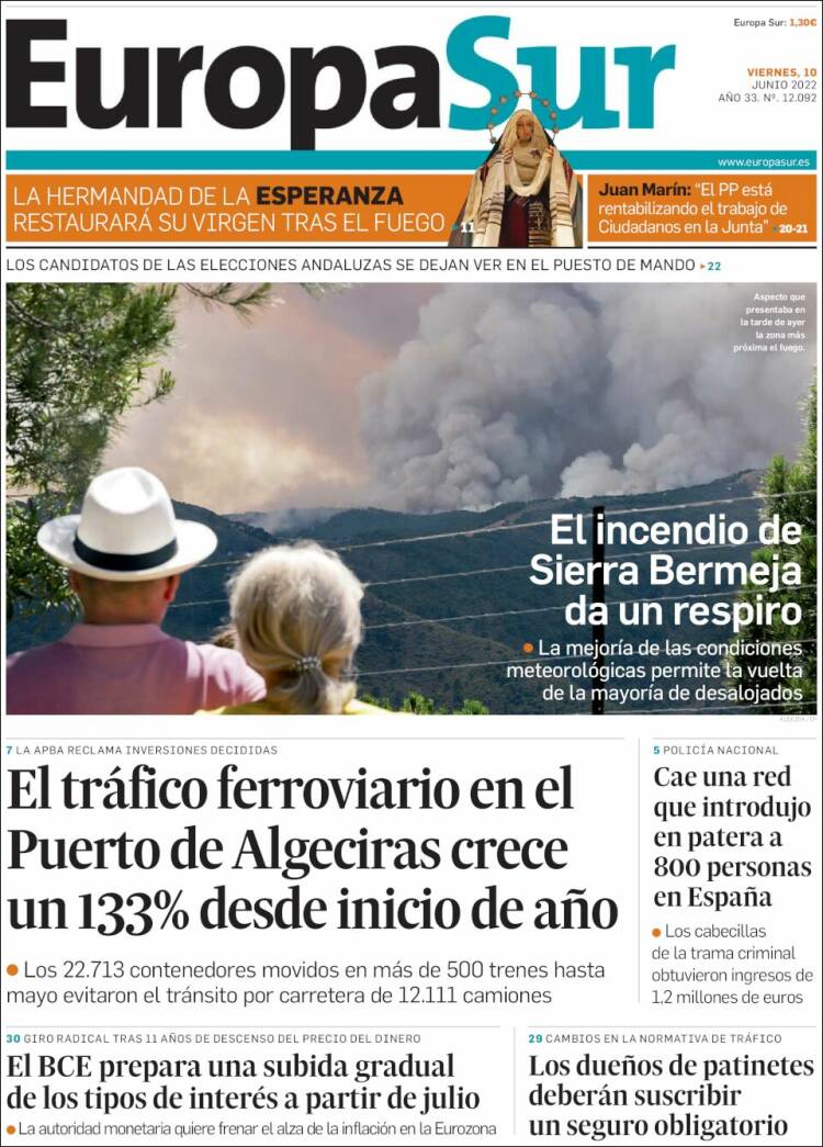 Portada de Europa Sur (España)