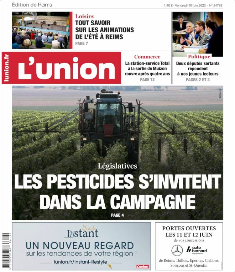Portada de L'Union (France)